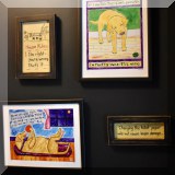 A07. Framed artwork. 